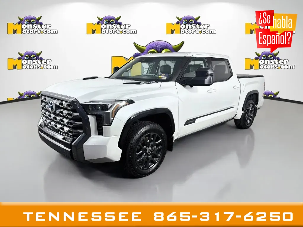 White 2024 Toyota Tundra Hybrid Platinum for sale in Louisville, TN
