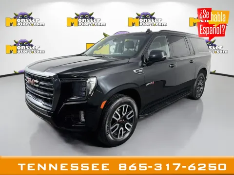 Black 2021 GMC Yukon XL AT4 for sale in Louisville, TN