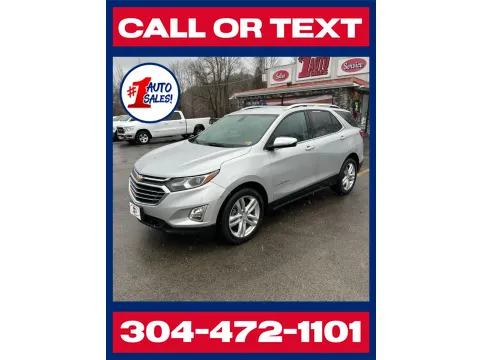 Silver 2019 Chevrolet Equinox Premier AWD for sale in Buckhannon, WV