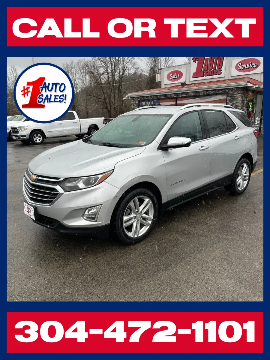 Silver 2019 Chevrolet Equinox Premier AWD for sale in Buckhannon, WV