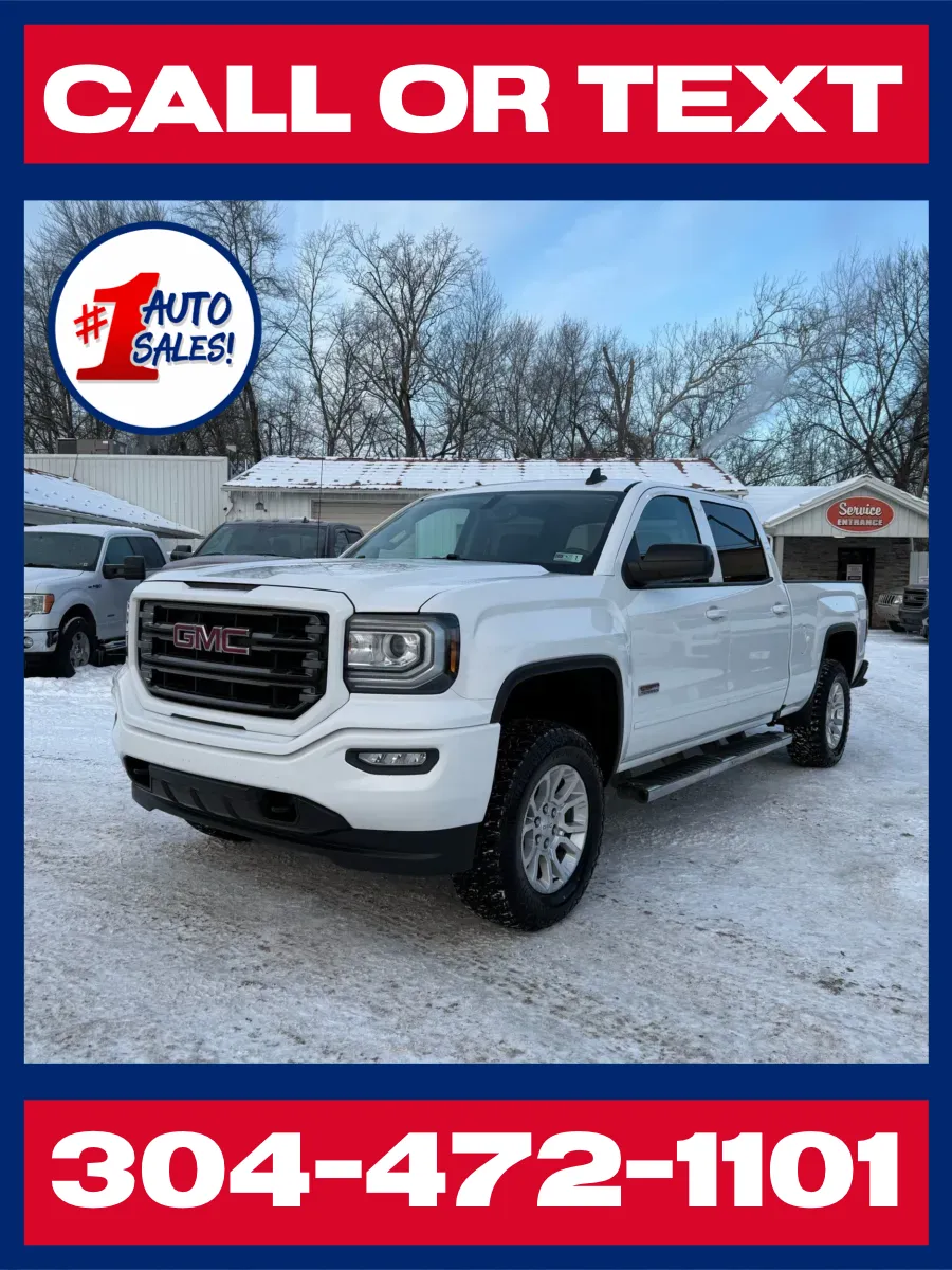White 2017 GMC Sierra 1500 SLT Crew Cab 4x4 for sale in Buckhannon, WV