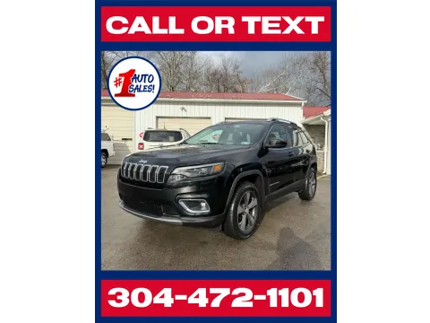 Black 2019 Jeep Cherokee Limited 4x4 for sale in Buckhannon, WV