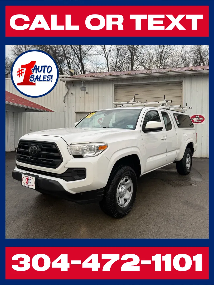 White 2018 Toyota Tacoma SR Ext Cab for sale in Buckhannon, WV