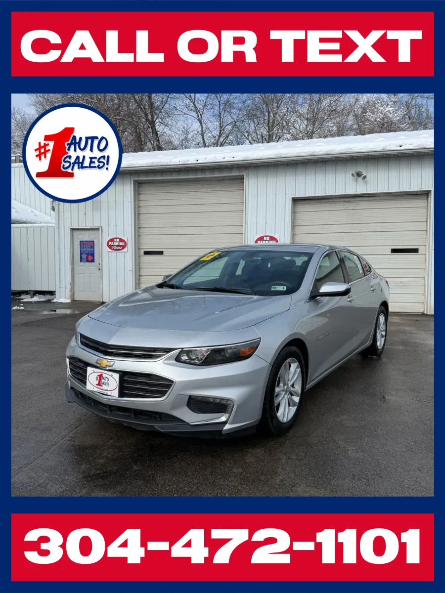Silver 2016 Chevrolet Malibu LT Sedan for sale in Buckhannon, WV