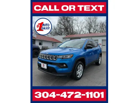 Blue 2022 Jeep Compass Latitude 4x4 for sale in Buckhannon, WV