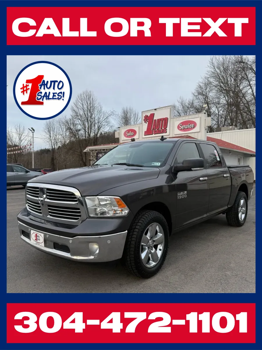 Gray 2018 Ram 1500 Big Horn Crew Cab 4x4 for sale in Buckhannon, WV