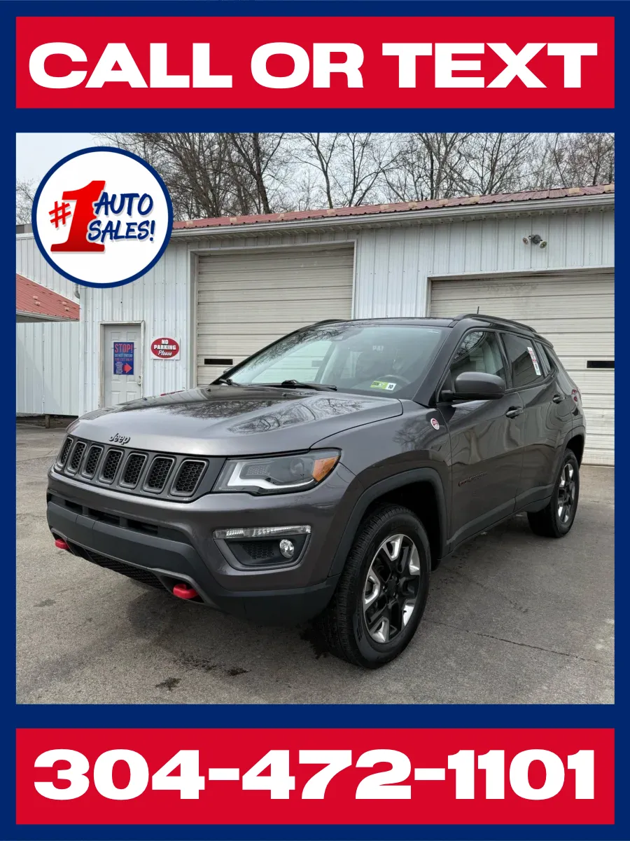Gray 2017 Jeep New Compass Trailhawk 4x4 for sale in Buckhannon, WV