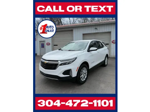White 2023 Chevrolet Equinox AWD LT for sale in Buckhannon, WV