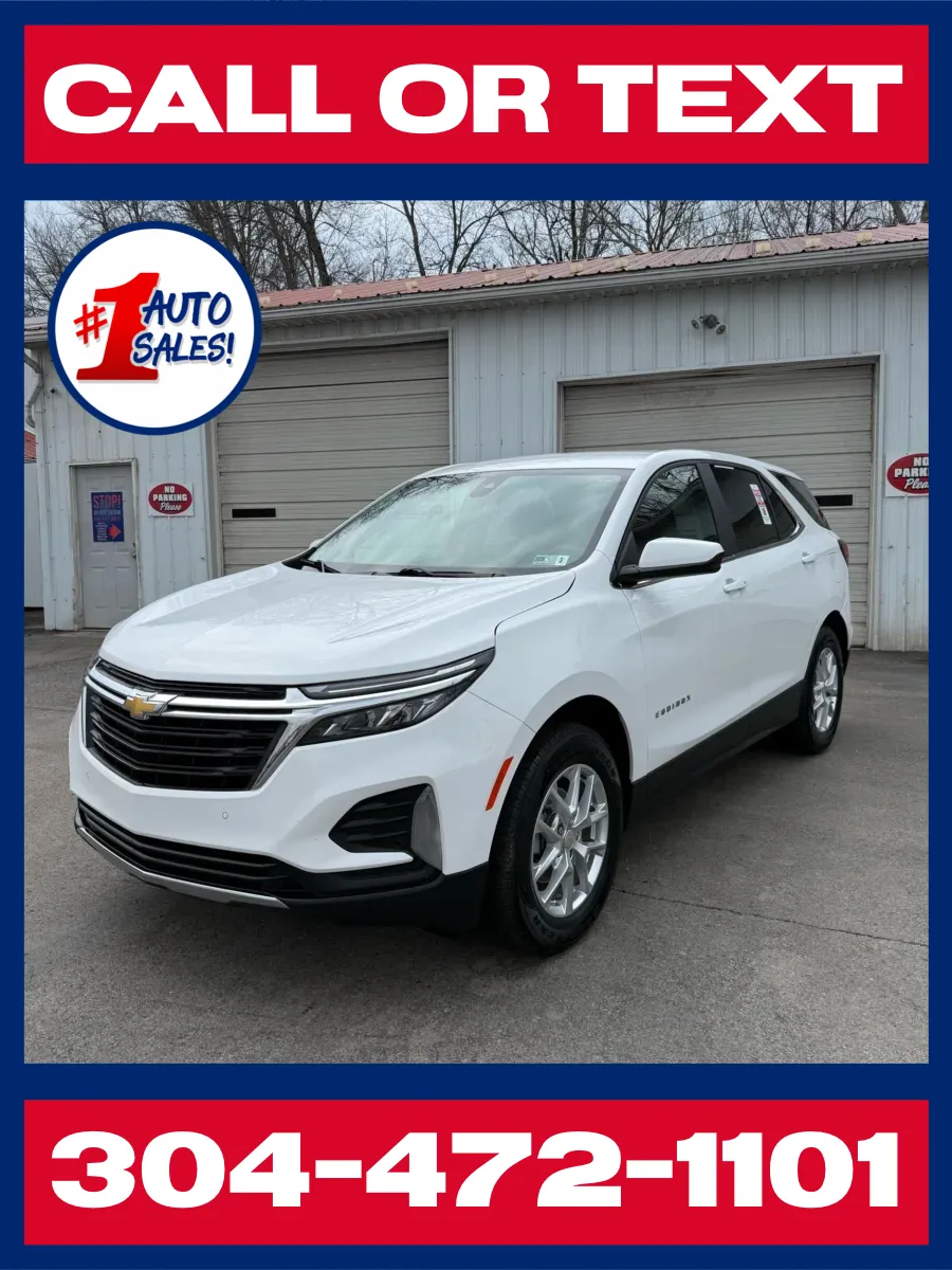 White 2023 Chevrolet Equinox AWD LT for sale in Buckhannon, WV