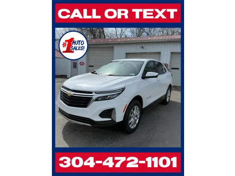 White 2023 Chevrolet Equinox AWD 2LT for sale in Buckhannon, WV