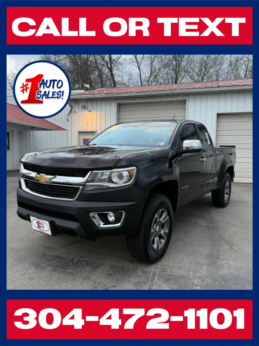 Black 2017 Chevrolet Colorado Z71 Ext. Cab 4x4 for sale in Buckhannon, WV