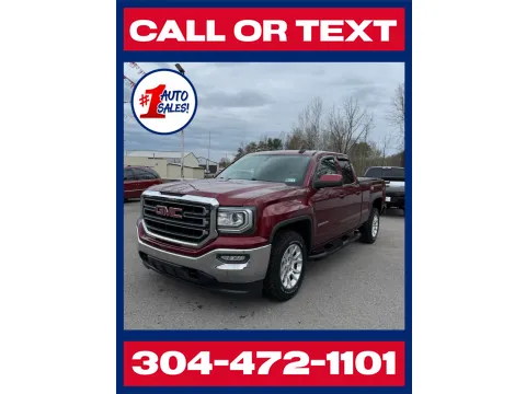 Red 2017 GMC Sierra 1500 SLE Double Cab 4x4 Z71 for sale in Buckhannon, WV