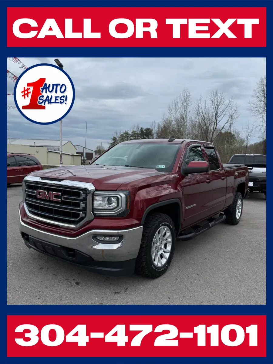 Red 2017 GMC Sierra 1500 SLE Double Cab 4x4 Z71 for sale in Buckhannon, WV