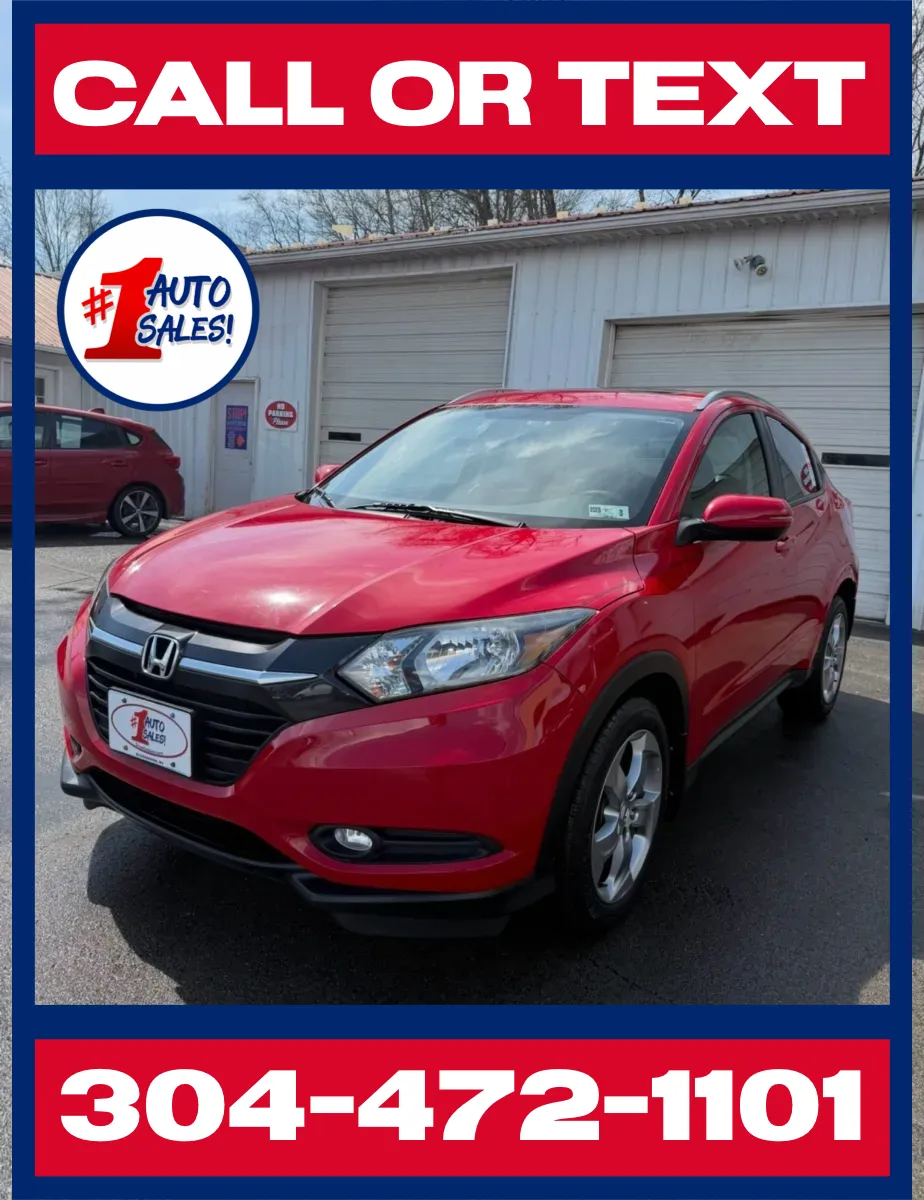 Red 2017 Honda HR-V EX-L AWD for sale in Buckhannon, WV