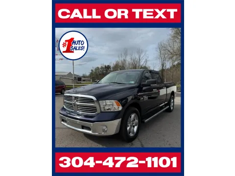 Blue 2017 Ram 1500 Big Horn Crew Cab 4x4 for sale in Buckhannon, WV