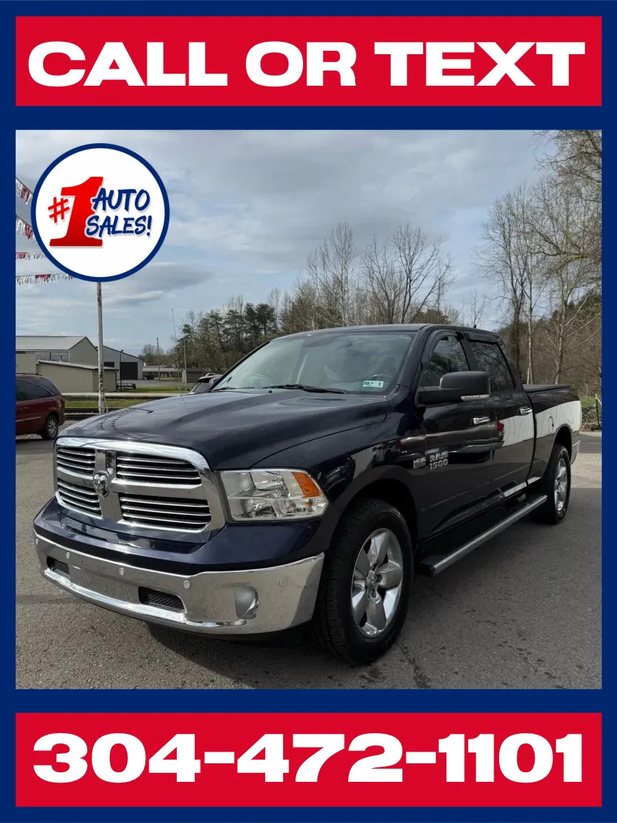 Blue 2017 Ram 1500 Big Horn Crew Cab 4x4 for sale in Buckhannon, WV
