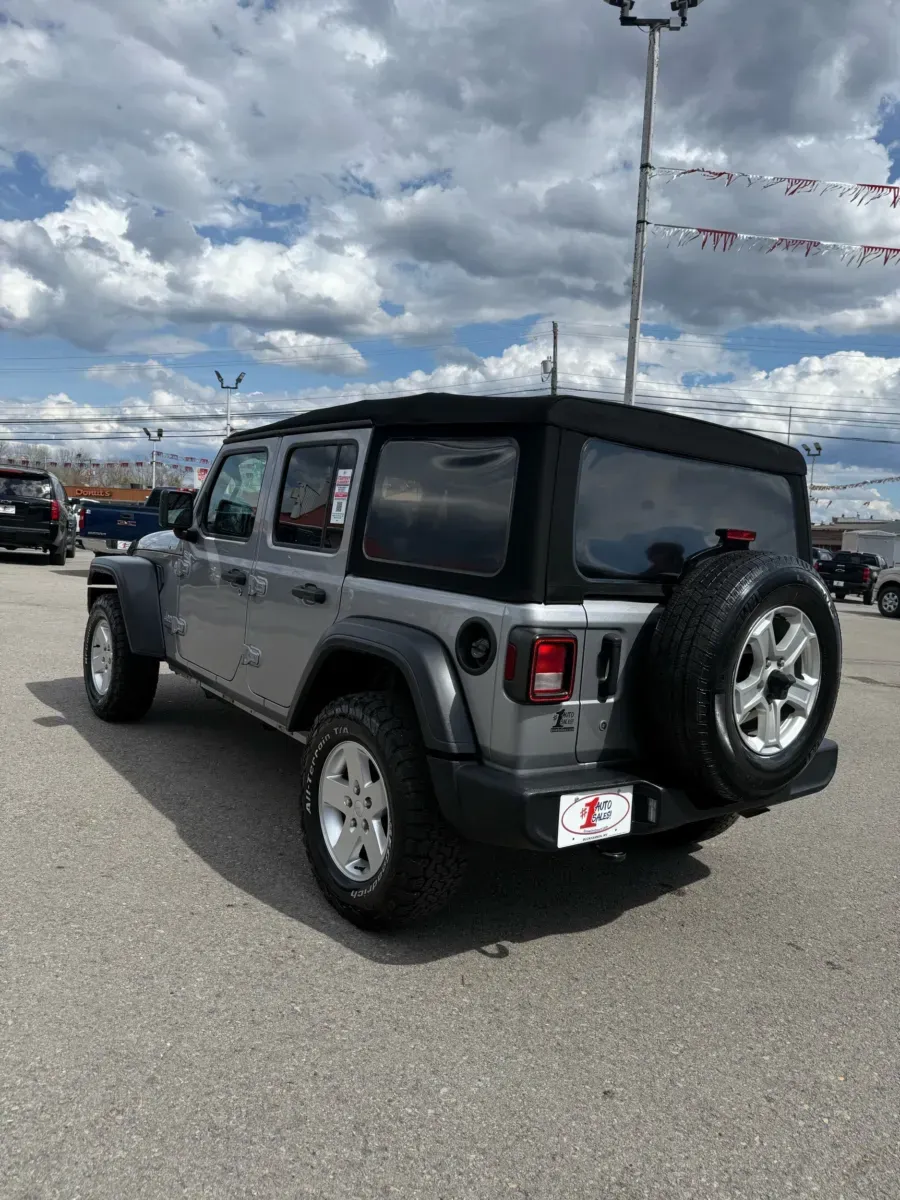 Another view of 2020 Jeep Wrangler Unlimited Unlimited Sport 4x4 for sale in Buckhannon, WV at Number One Auto Sales