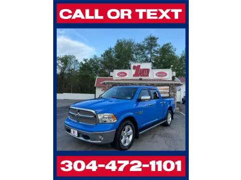 Blue 2018 Ram 1500 Harvest Crew Cab 4x4 for sale in Buckhannon, WV