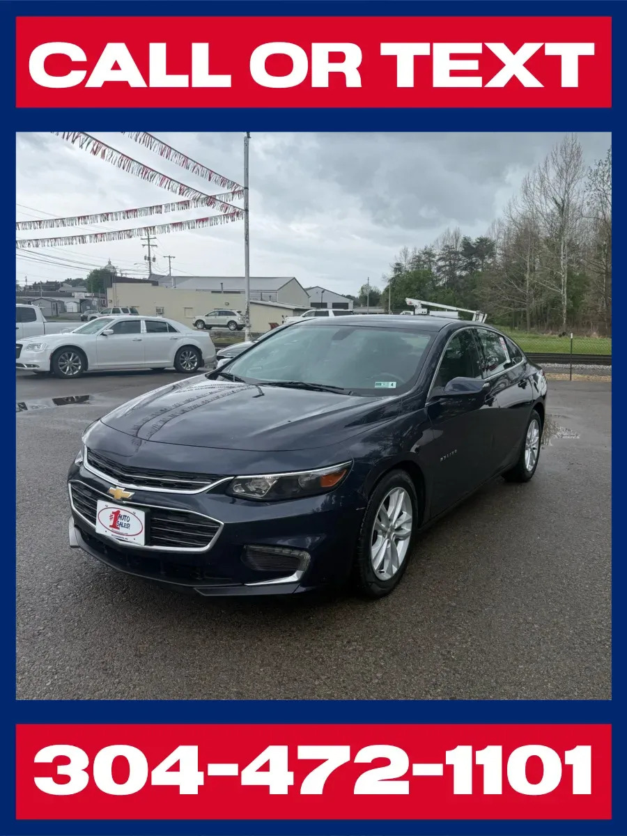 Blue 2017 Chevrolet Malibu 1LT for sale in Buckhannon, WV
