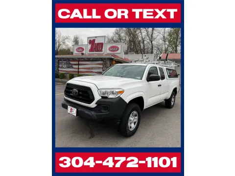White 2021 Toyota Tacoma SR Access Cab 4x4 for sale in Buckhannon, WV