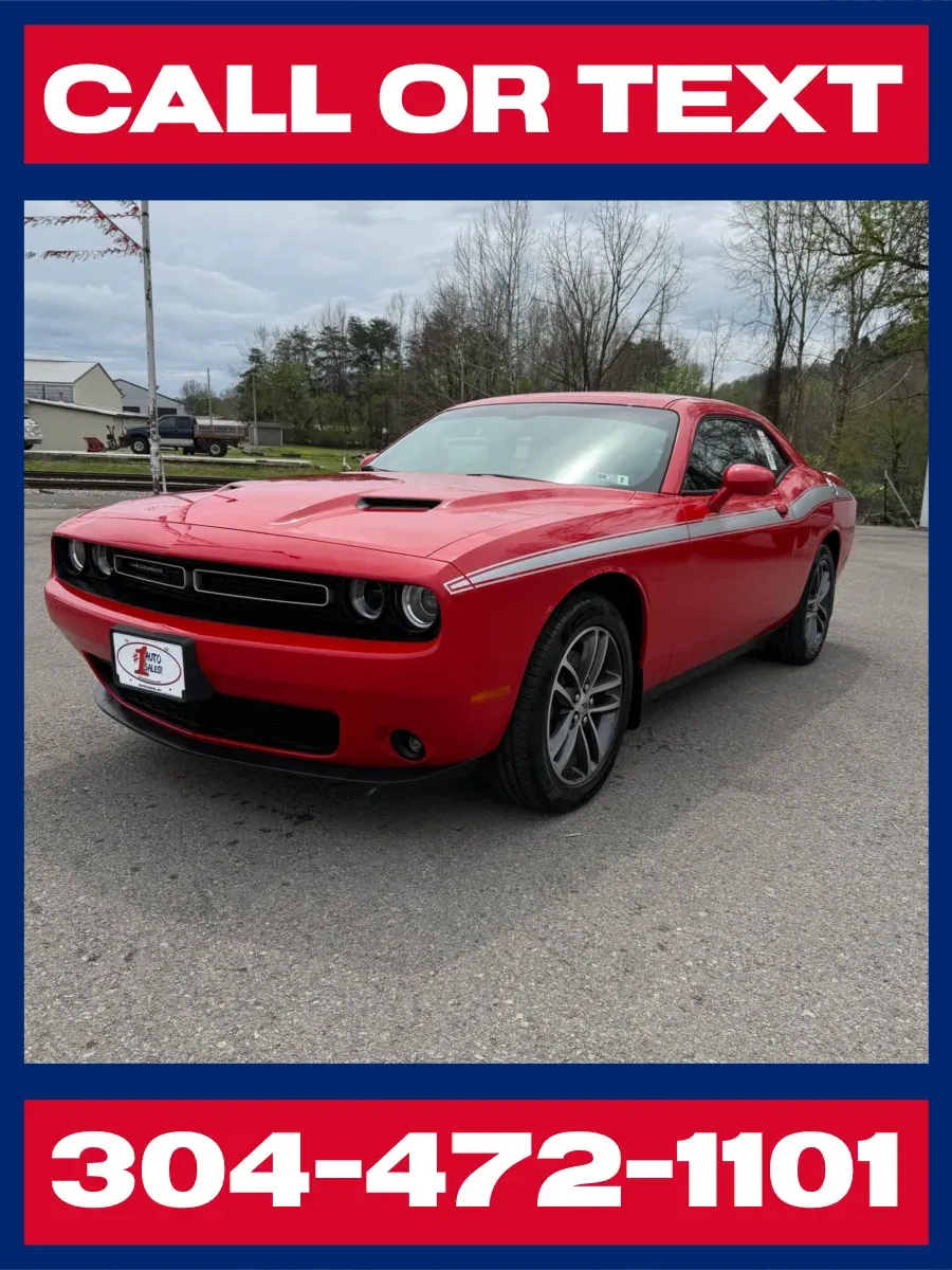 Red 2019 Dodge Challenger SXT AWD for sale in Buckhannon, WV
