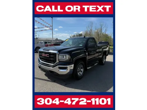 Black 2016 GMC Sierra 1500 Regular Cab 4x4 for sale in Buckhannon, WV