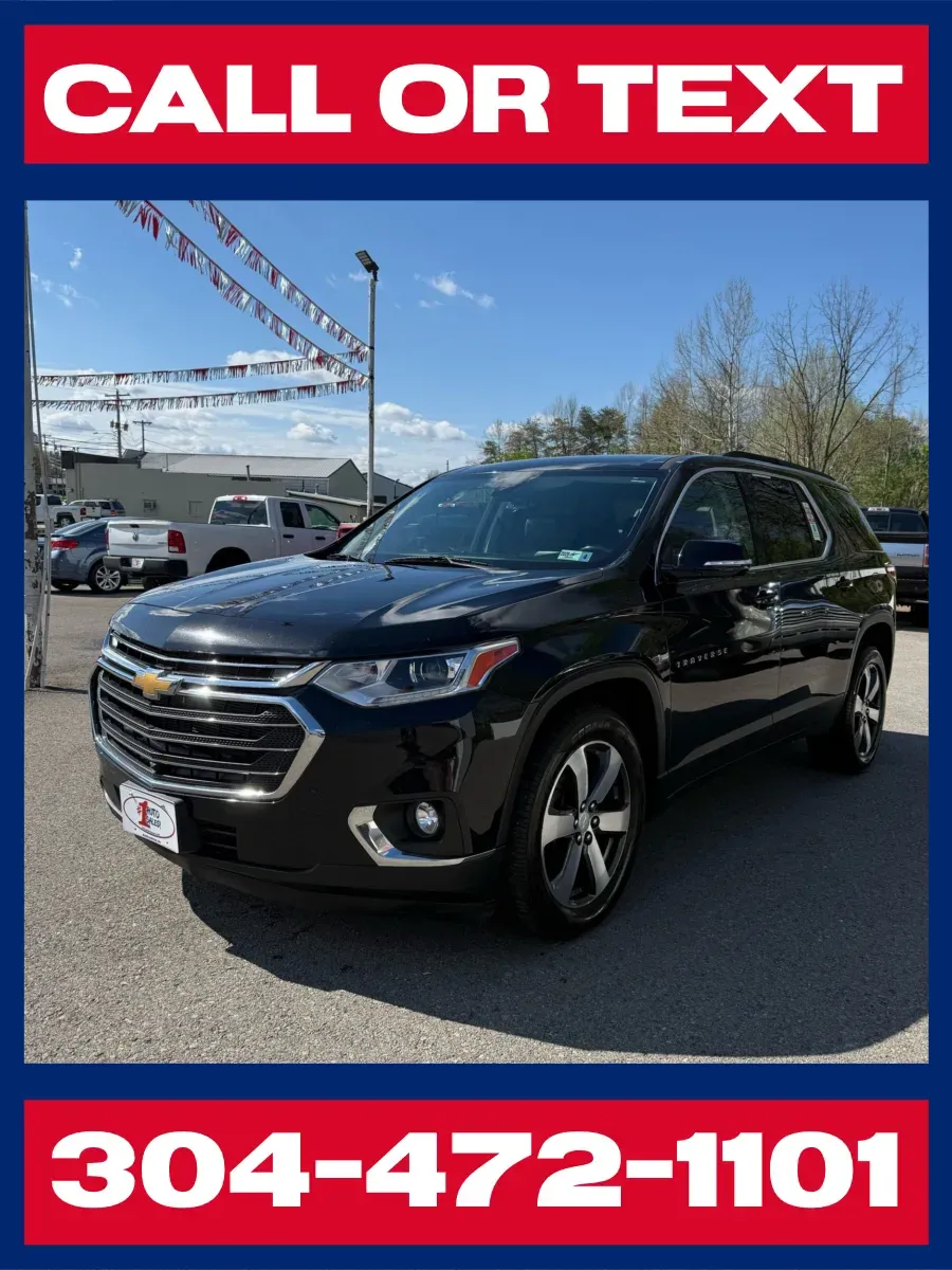 Black 2020 Chevrolet Traverse AWD LT Leather for sale in Buckhannon, WV
