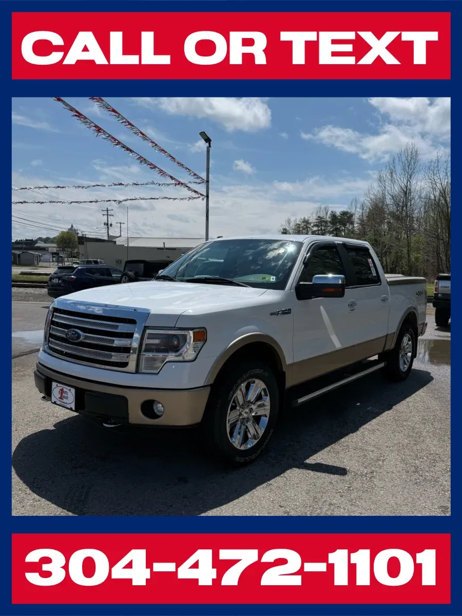 White 2014 Ford F-150 Lariat SuperCrew 4x4 for sale in Buckhannon, WV