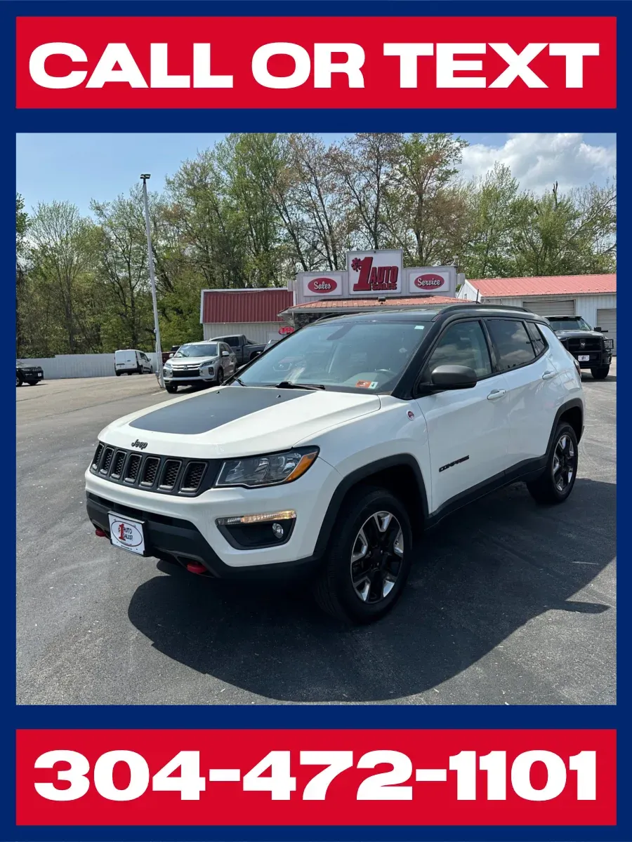 White 2018 Jeep Compass Trailhawk 4X4 for sale in Buckhannon, WV