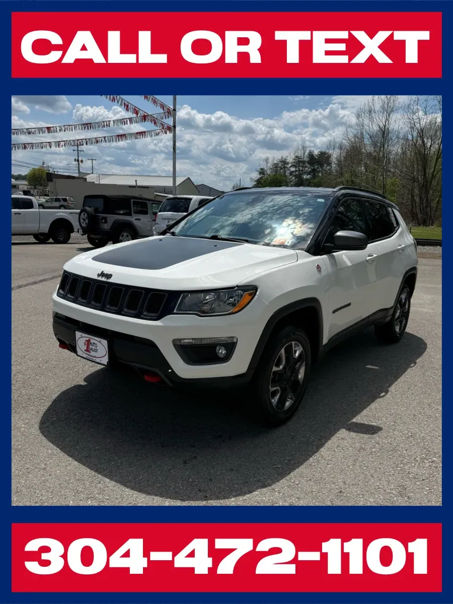 White 2018 Jeep Compass Trailhawk 4X4 for sale in Buckhannon, WV