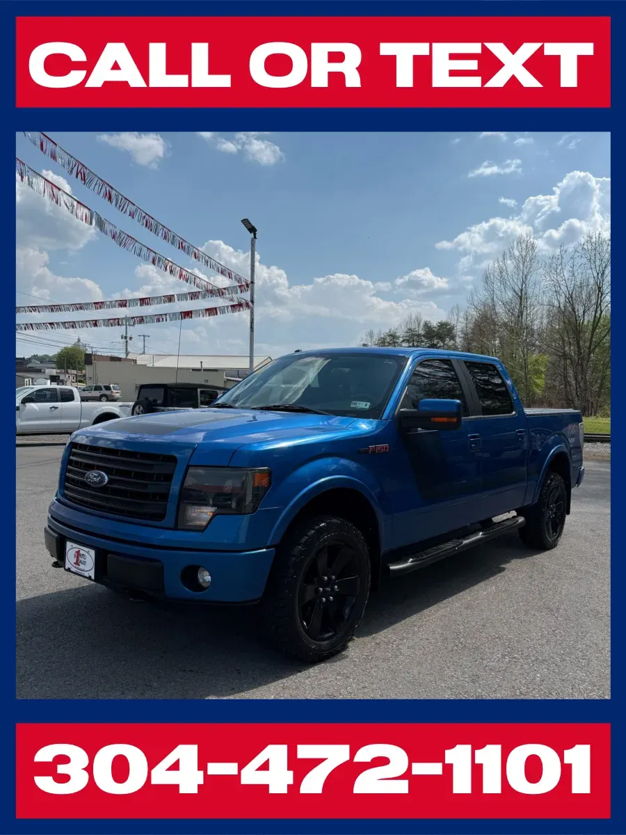 Blue 2014 Ford F-150 FX4 SuperCrew 4x4 for sale in Buckhannon, WV