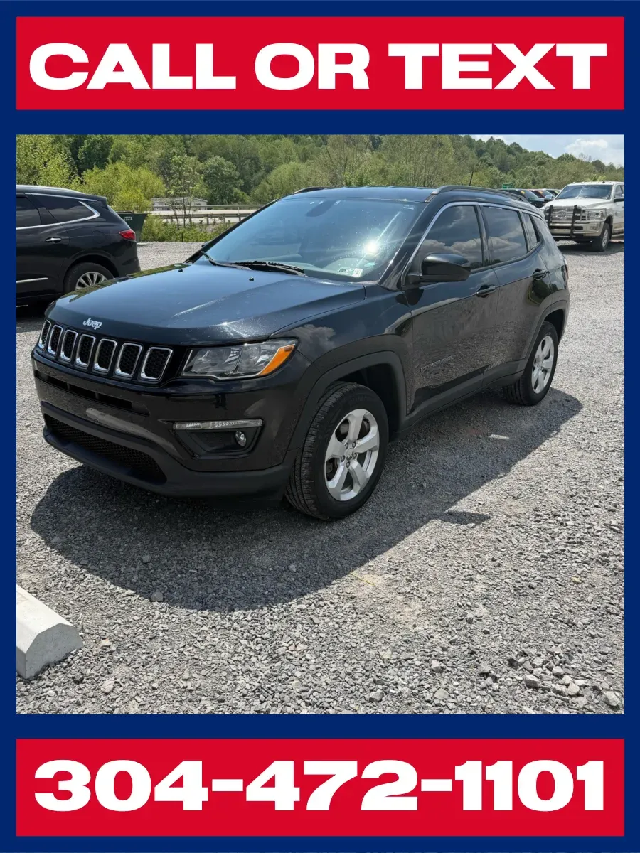 Black 2019 Jeep Compass Latitude 4x4 for sale in Buckhannon, WV