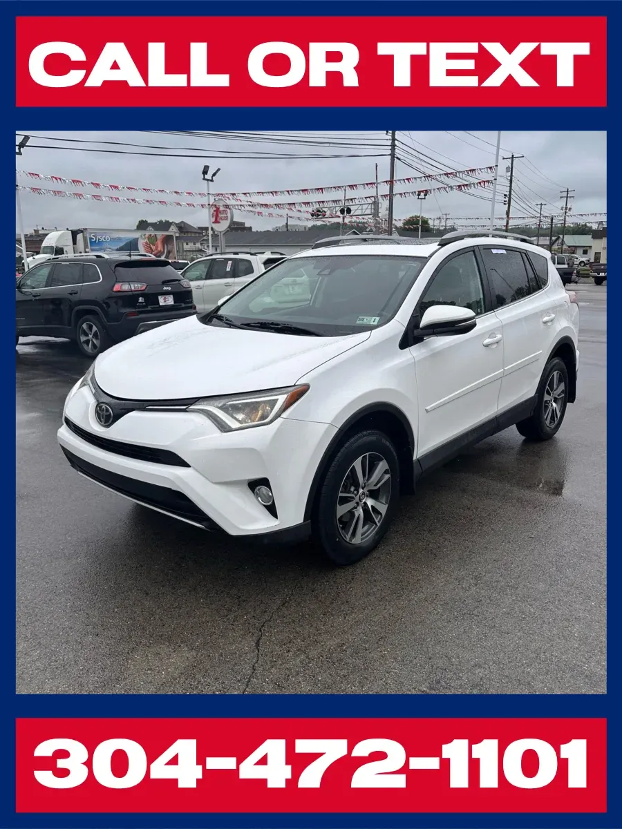 White 2018 Toyota RAV4 XLE AWD for sale in Buckhannon, WV