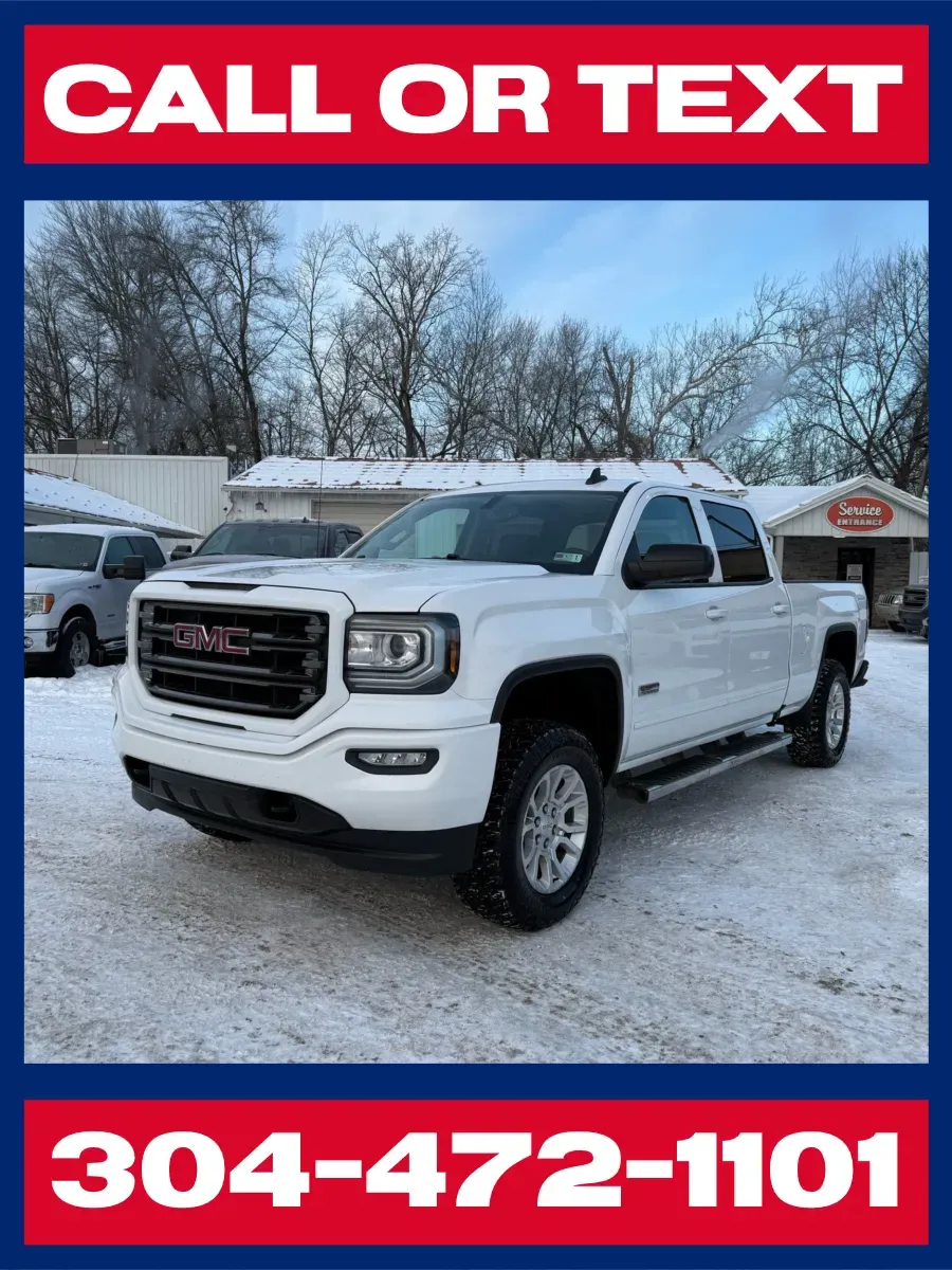 White 2017 GMC Sierra 1500 SLT Crew Cab 4x4 for sale in Buckhannon, WV