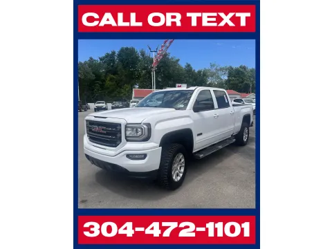 White 2017 GMC Sierra 1500 SLT Crew Cab 4x4 for sale in Buckhannon, WV