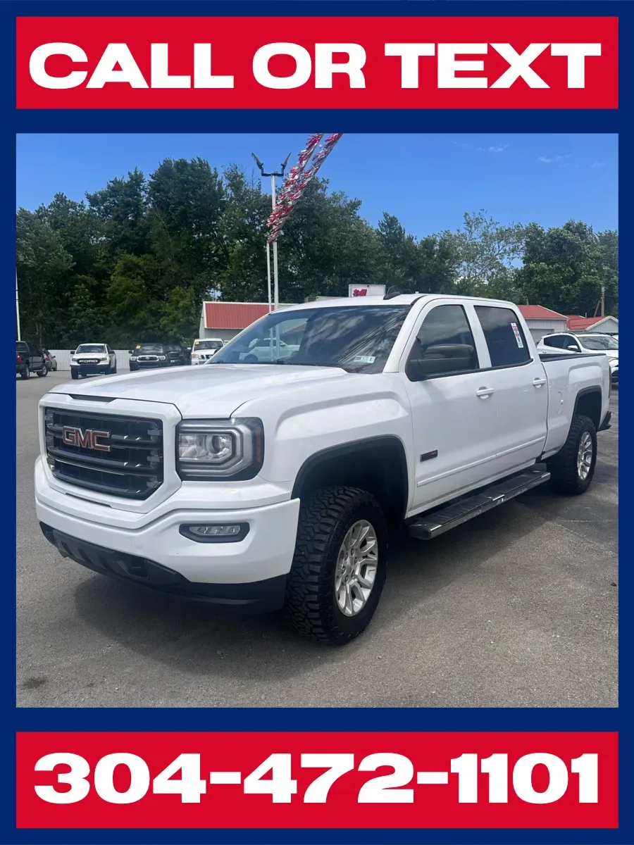 White 2017 GMC Sierra 1500 SLT Crew Cab 4x4 for sale in Buckhannon, WV
