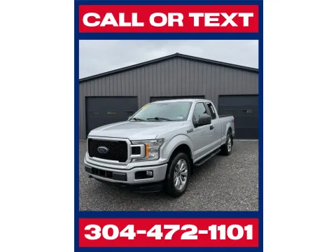 Silver 2018 Ford F-150 XL EXT. CAB STX 4X4 for sale in Buckhannon, WV
