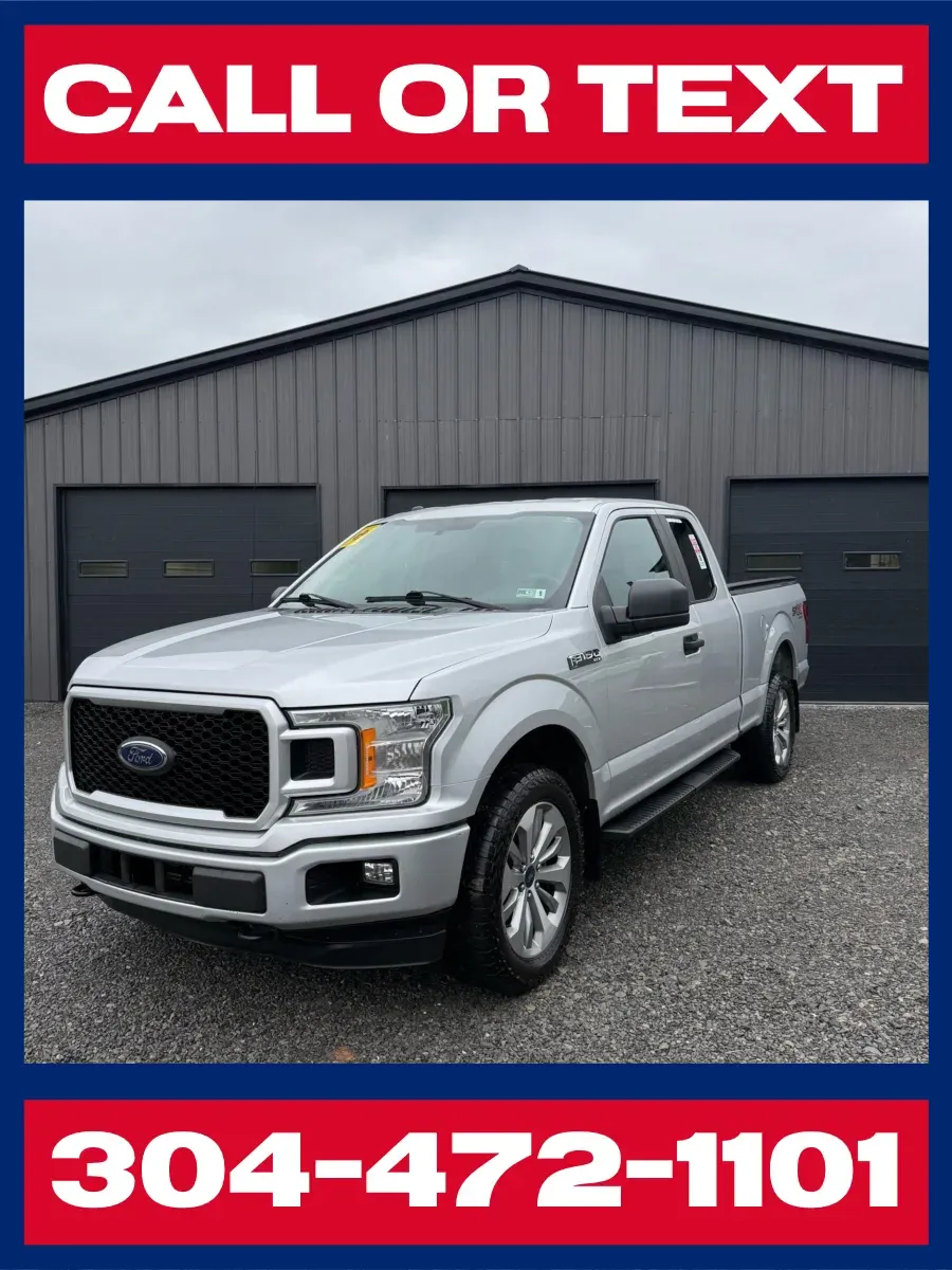 Silver 2018 Ford F-150 XL EXT. CAB STX 4X4 for sale in Buckhannon, WV