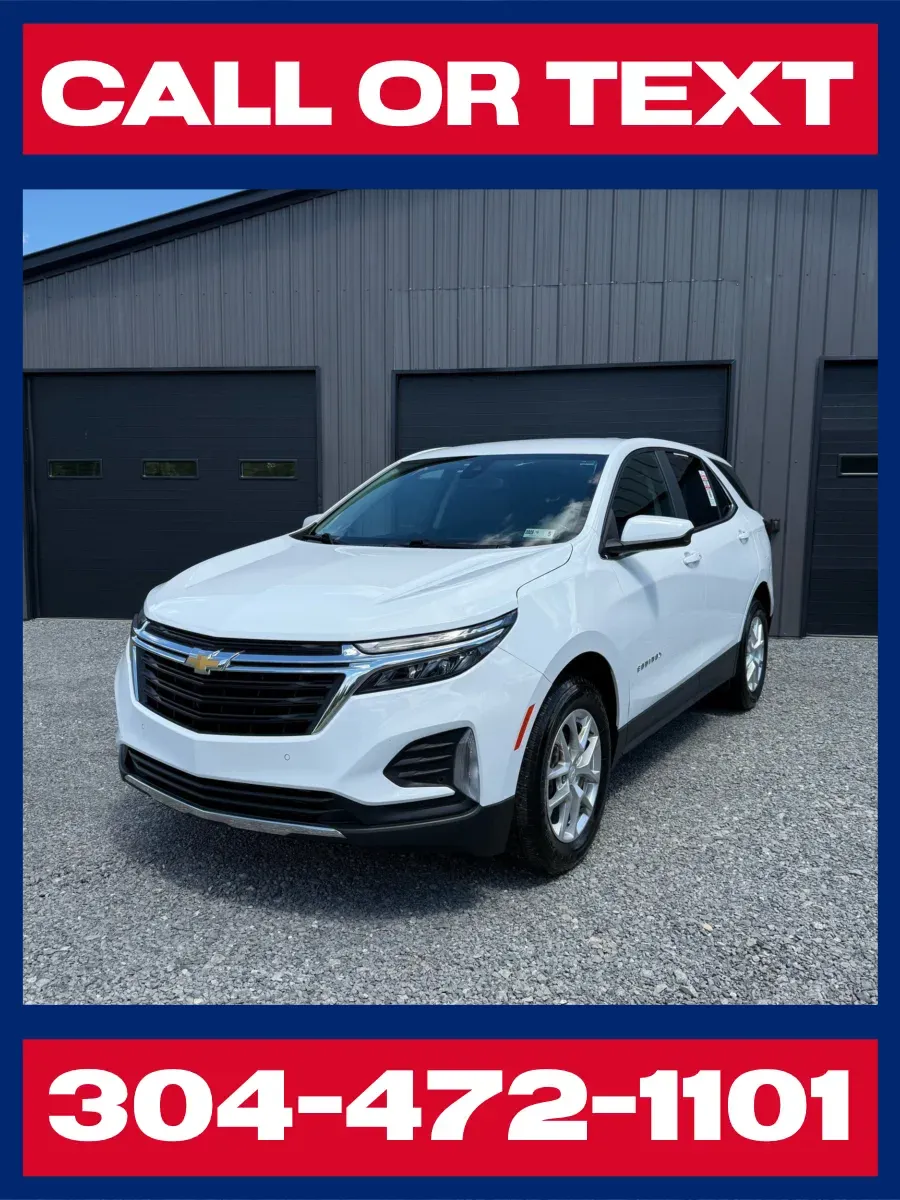 White 2022 Chevrolet Equinox LT AWD for sale in Buckhannon, WV