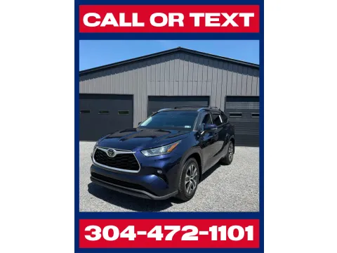 Blue 2020 Toyota Highlander XLE AWD for sale in Buckhannon, WV