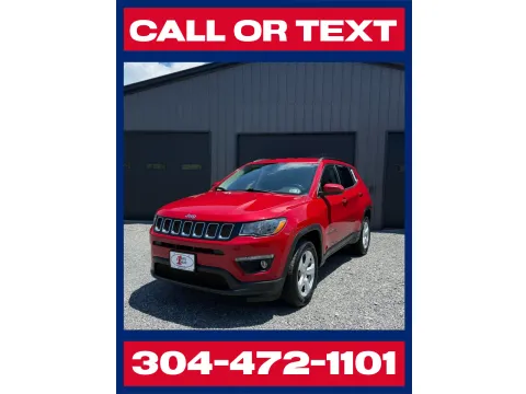Red 2020 Jeep Compass Latitude 4x4 for sale in Buckhannon, WV