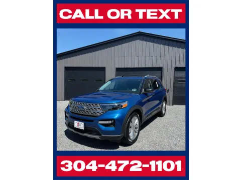 Blue 2021 Ford Explorer Limited 4WD for sale in Buckhannon, WV