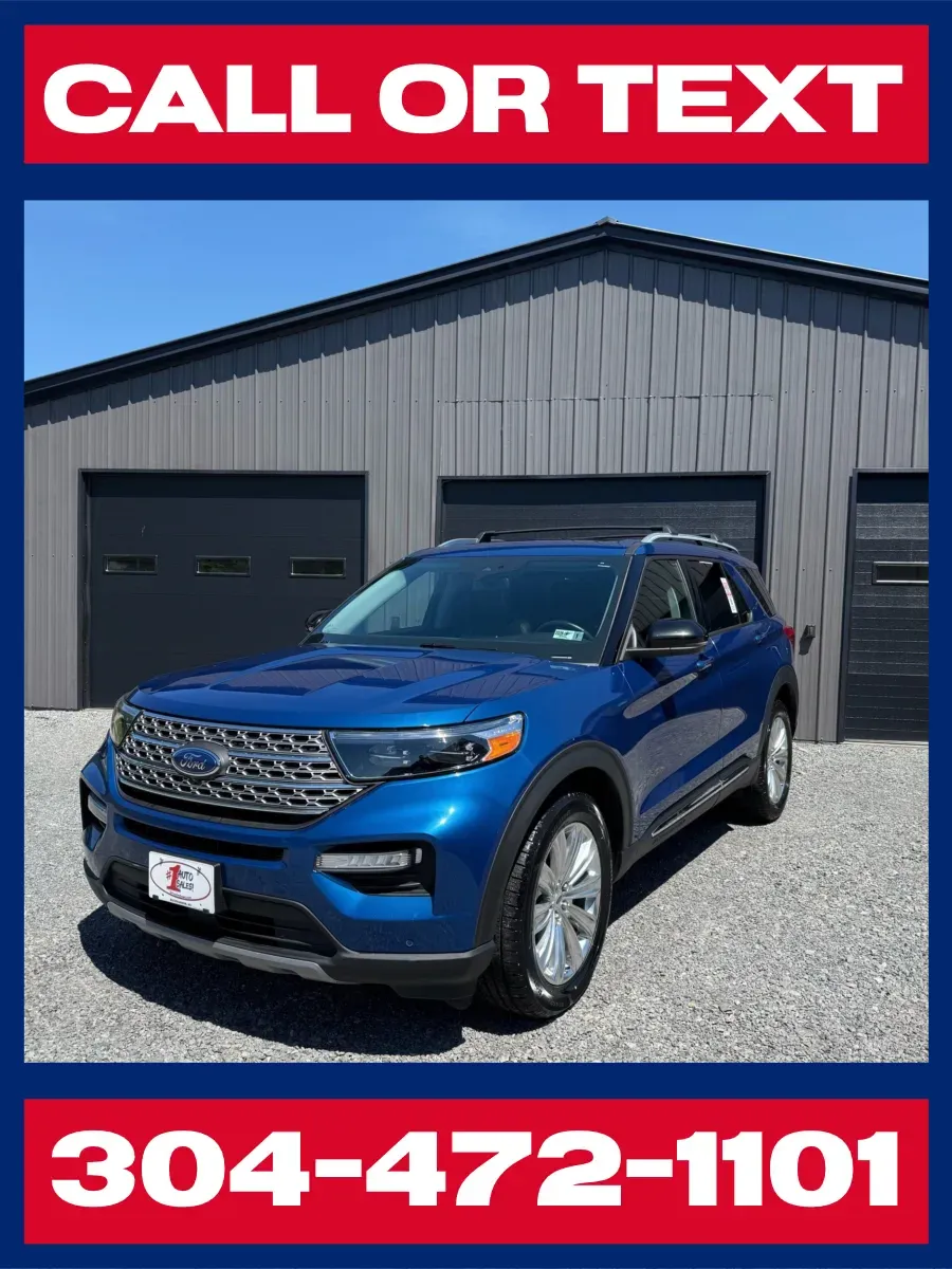 Blue 2021 Ford Explorer Limited 4WD for sale in Buckhannon, WV