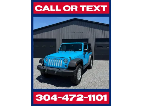 Blue 2018 Jeep Wrangler JK Sport 2DR 4x4 for sale in Buckhannon, WV
