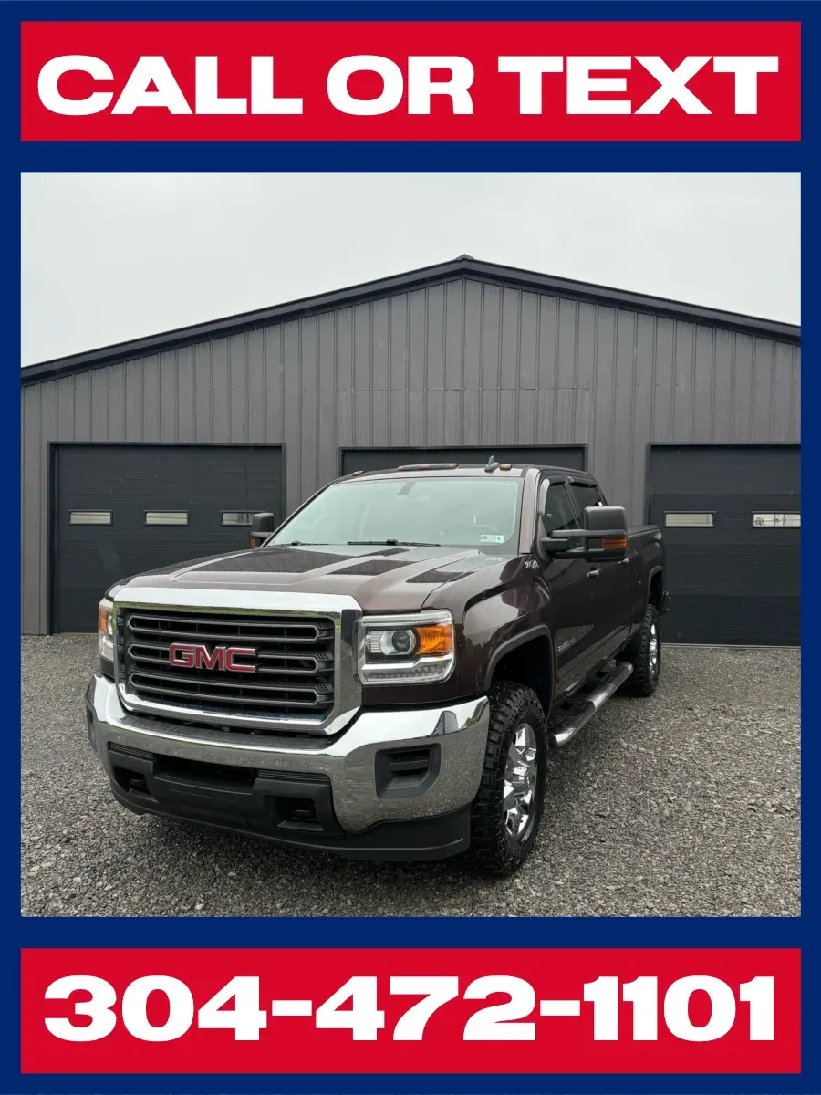 Gray 2016 GMC Sierra 2500HD SLE CREW CAB 4X4 for sale in Buckhannon, WV