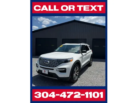 White 2020 Ford Explorer Platinum 4WD for sale in Buckhannon, WV