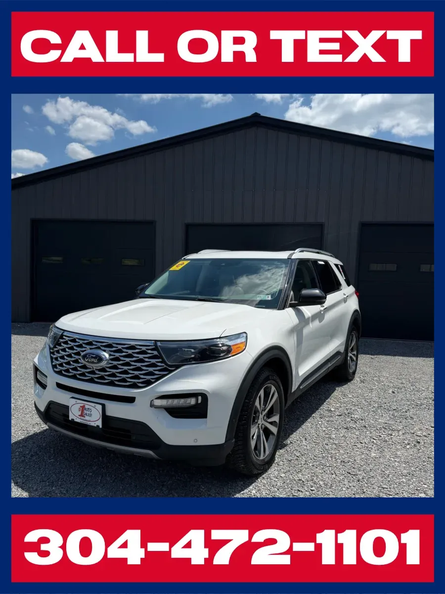 White 2020 Ford Explorer Platinum 4WD for sale in Buckhannon, WV