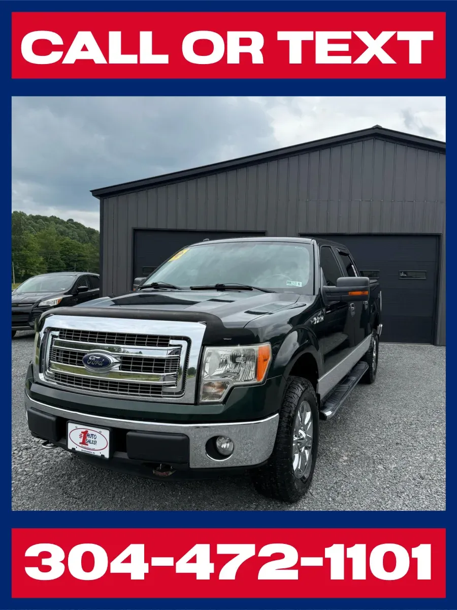 Green 2013 Ford F-150 XLT SUPERCREW 4X4 for sale in Buckhannon, WV