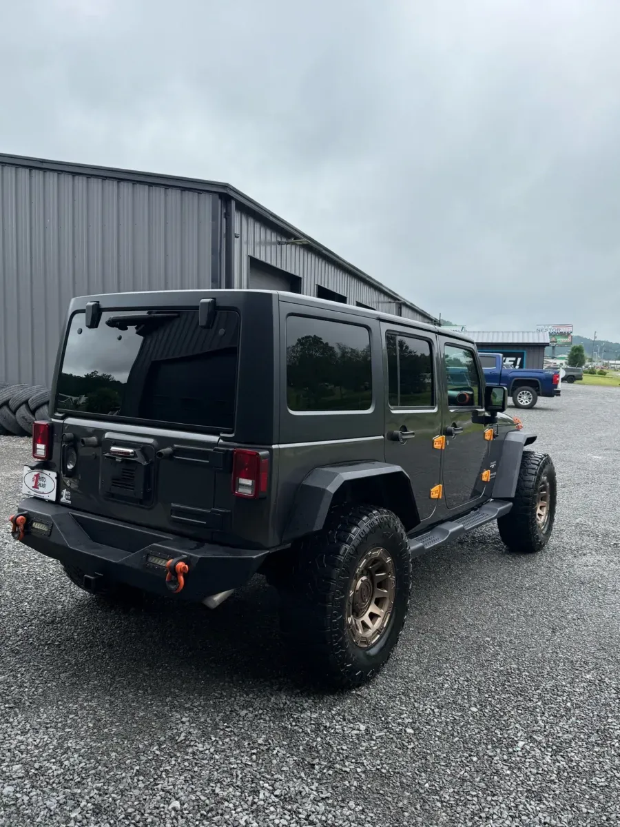 Another view of 2018 Jeep Wrangler JK Unlimite Sahara 4x4 for sale in Buckhannon, WV at Number One Auto Sales