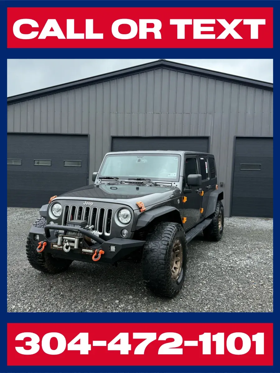 Gray 2018 Jeep Wrangler JK Unlimite Sahara 4x4 for sale in Buckhannon, WV